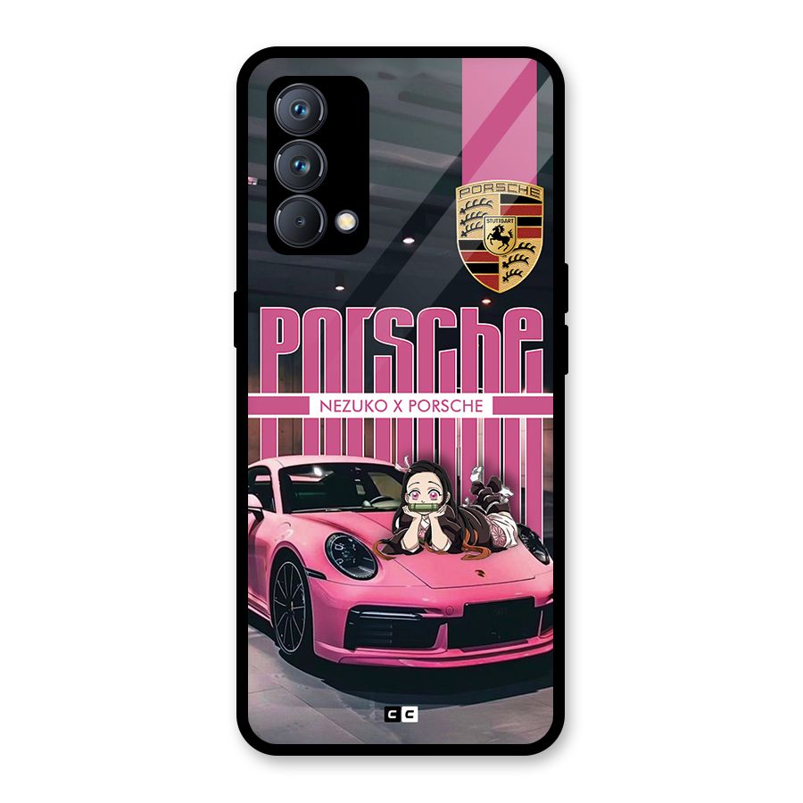 Bubble Race Car Glass Back Case for Realme GT Master Edition