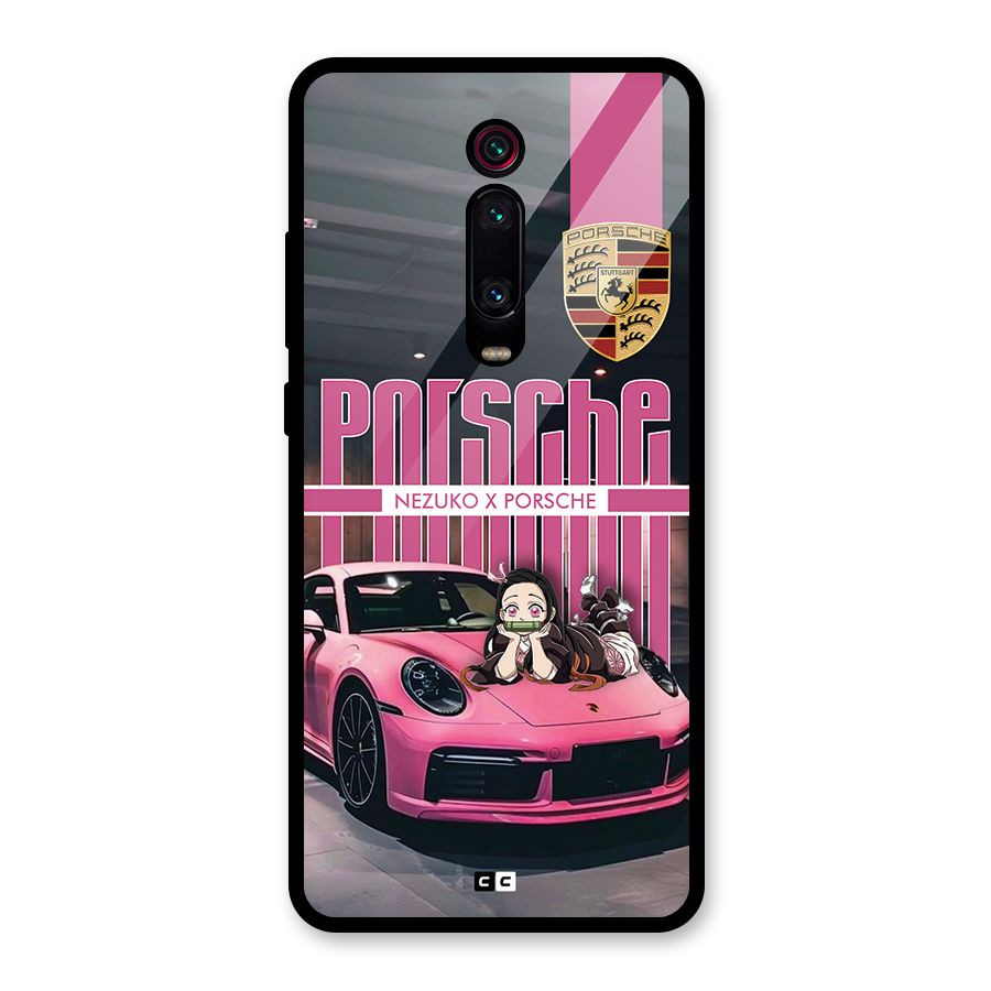 Bubble Race Car Glass Back Case for Redmi K20