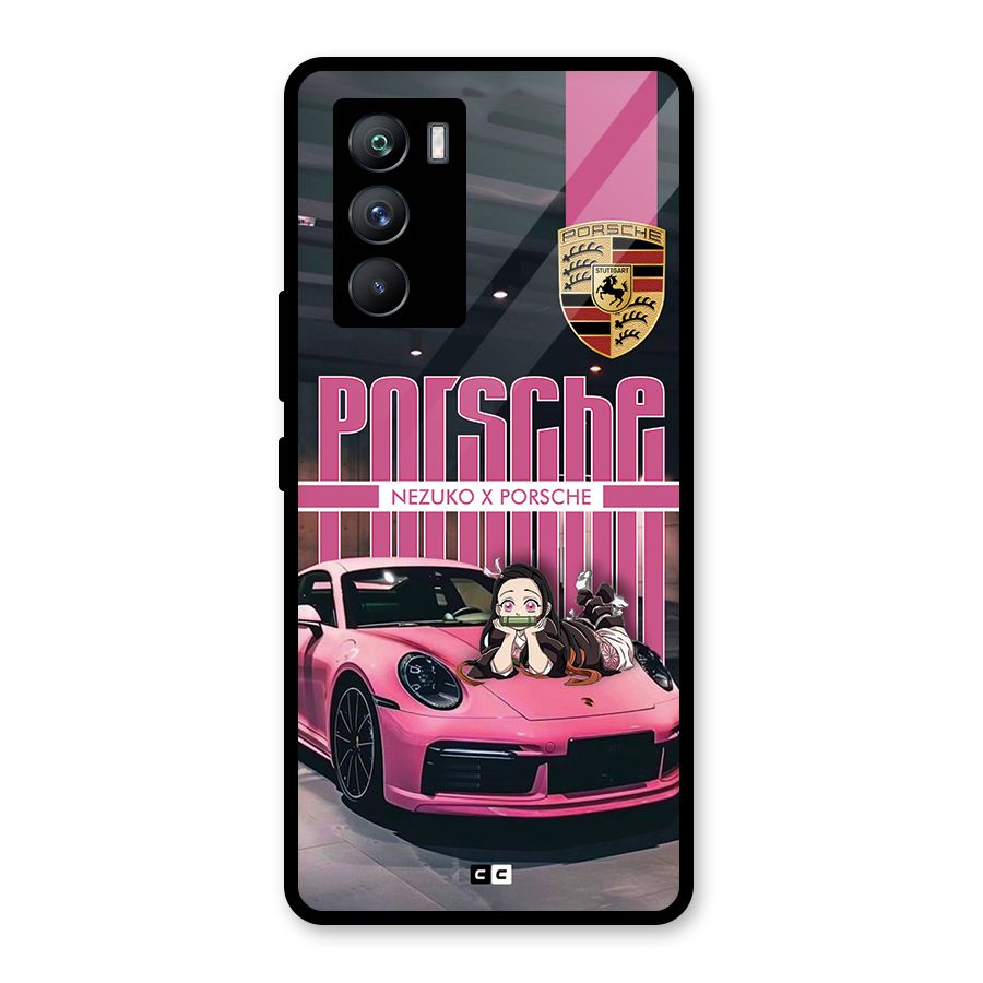 Bubble Race Car Glass Back Case for Vivo iQOO 9 SE