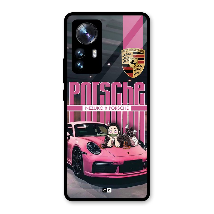 Bubble Race Car Glass Back Case for Xiaomi 12 Pro