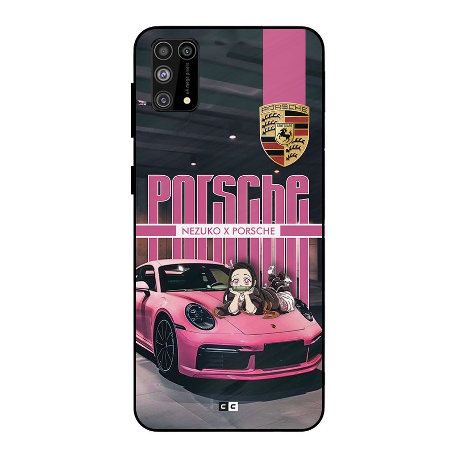 Bubble Race Car Metal Back Case for Galaxy F41