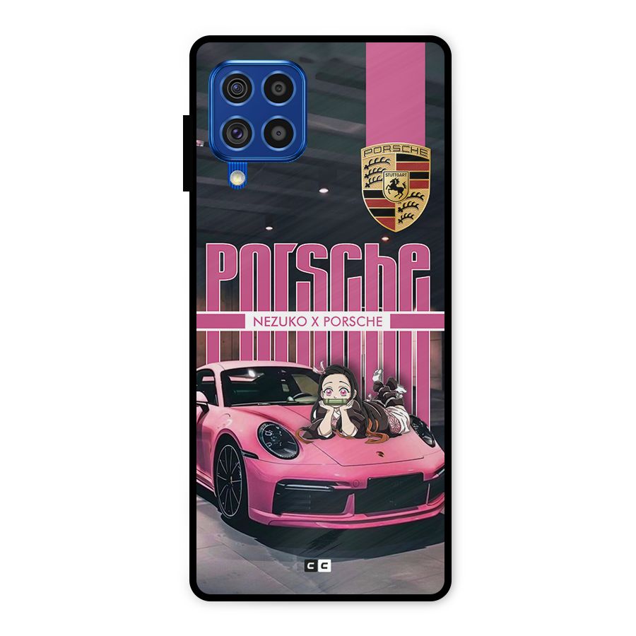 Bubble Race Car Metal Back Case for Galaxy F62