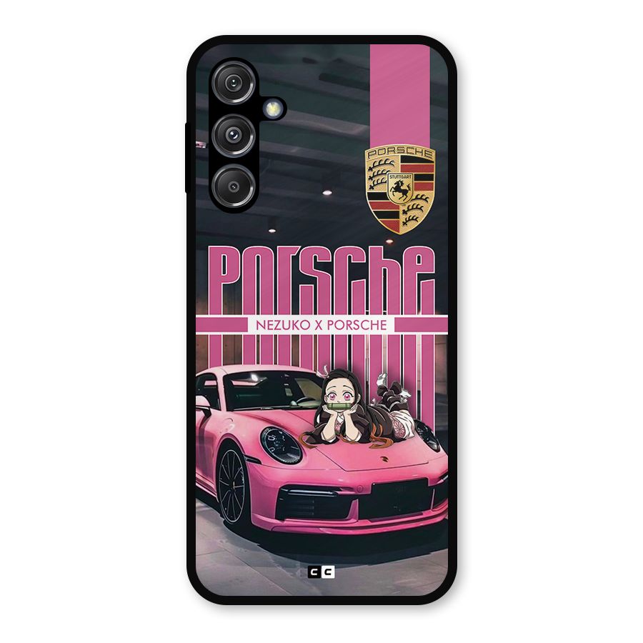 Bubble Race Car Metal Back Case for Galaxy M34 5G