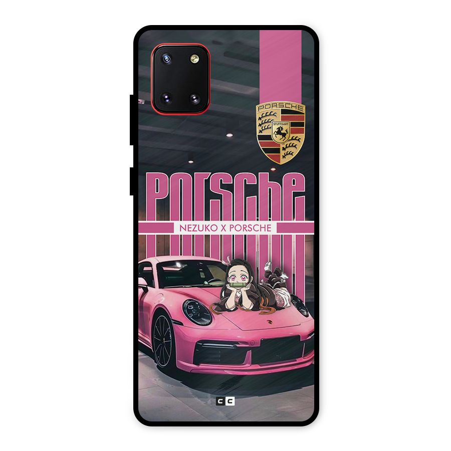 Bubble Race Car Metal Back Case for Galaxy Note 10 Lite