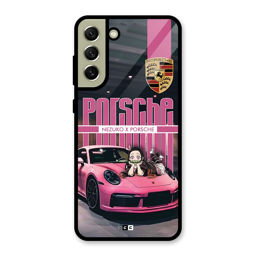 Bubble Race Car Metal Back Case for Galaxy S21 FE 5G (2023)