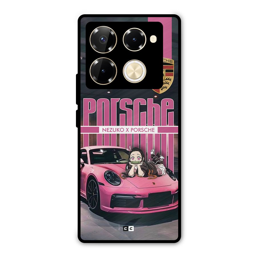 Bubble Race Car Metal Back Case for Infinix Note 40 Pro