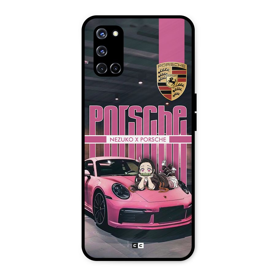 Bubble Race Car Metal Back Case for Oppo A52