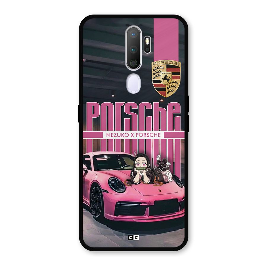 Bubble Race Car Metal Back Case for Oppo A9 (2020)