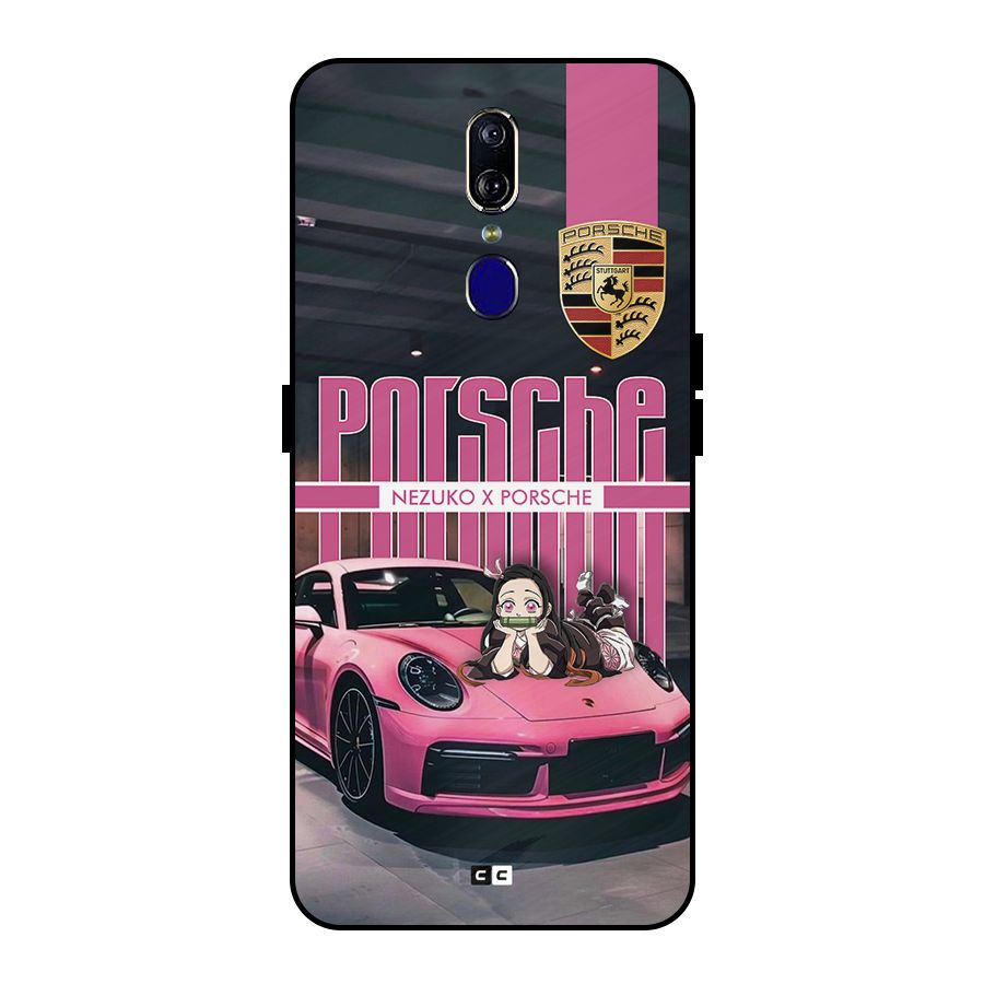 Bubble Race Car Metal Back Case for Oppo F11