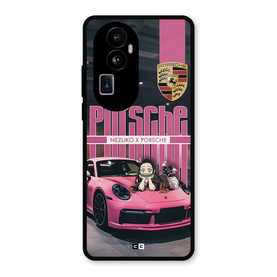 Bubble Race Car Metal Back Case for Oppo Reno10 Pro Plus
