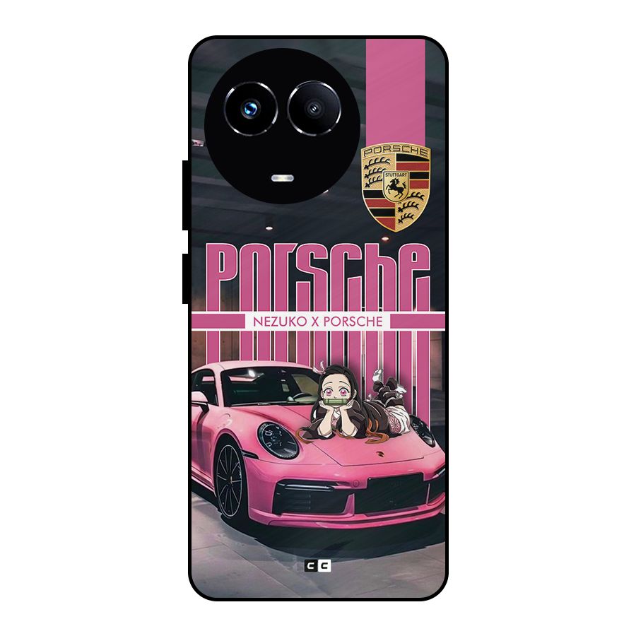 Bubble Race Car Metal Back Case for Realme 11 5G