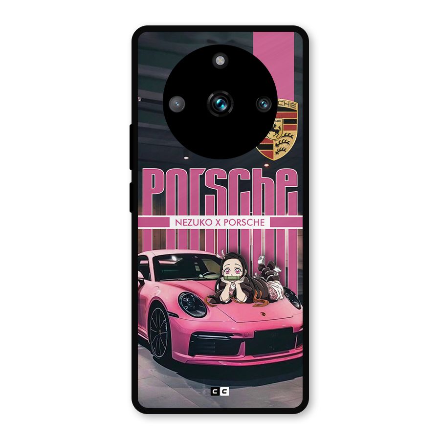 Bubble Race Car Metal Back Case for Realme 11 Pro Plus