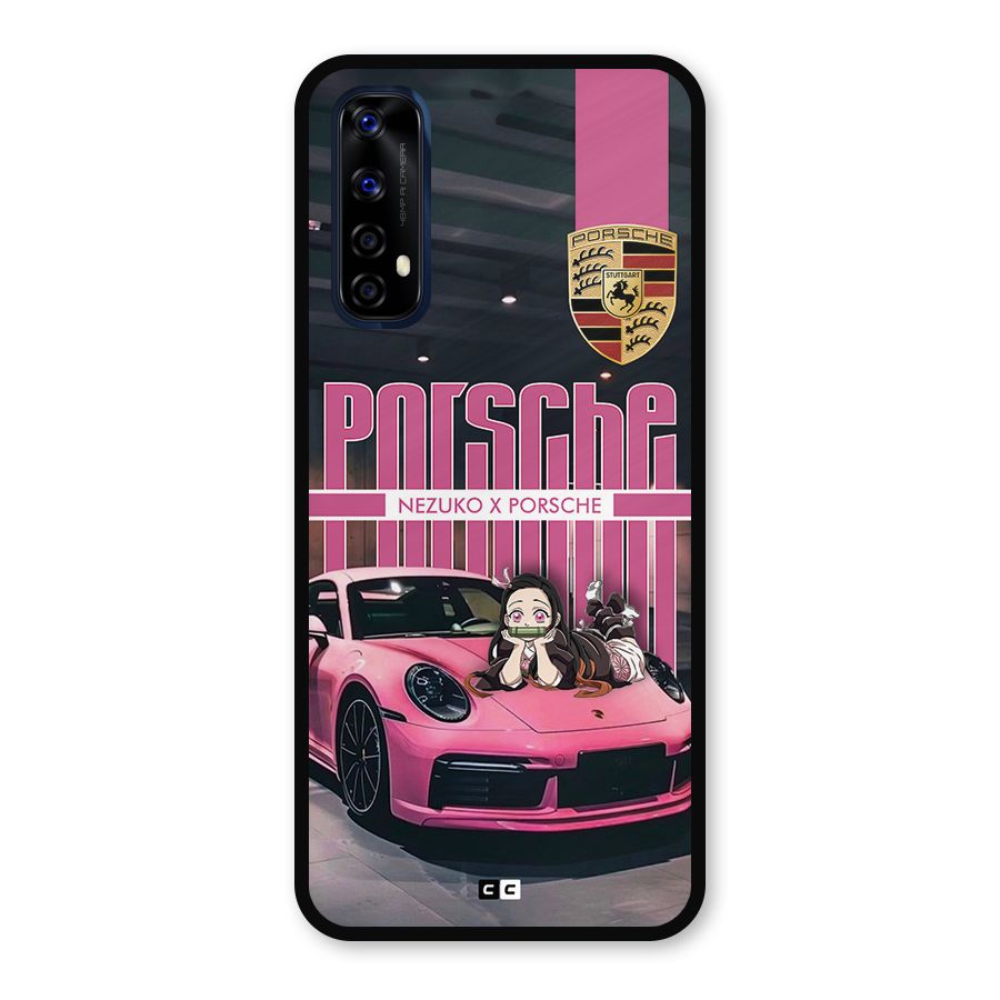 Bubble Race Car Metal Back Case for Realme 7