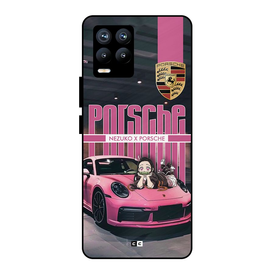 Bubble Race Car Metal Back Case for Realme 8 Pro
