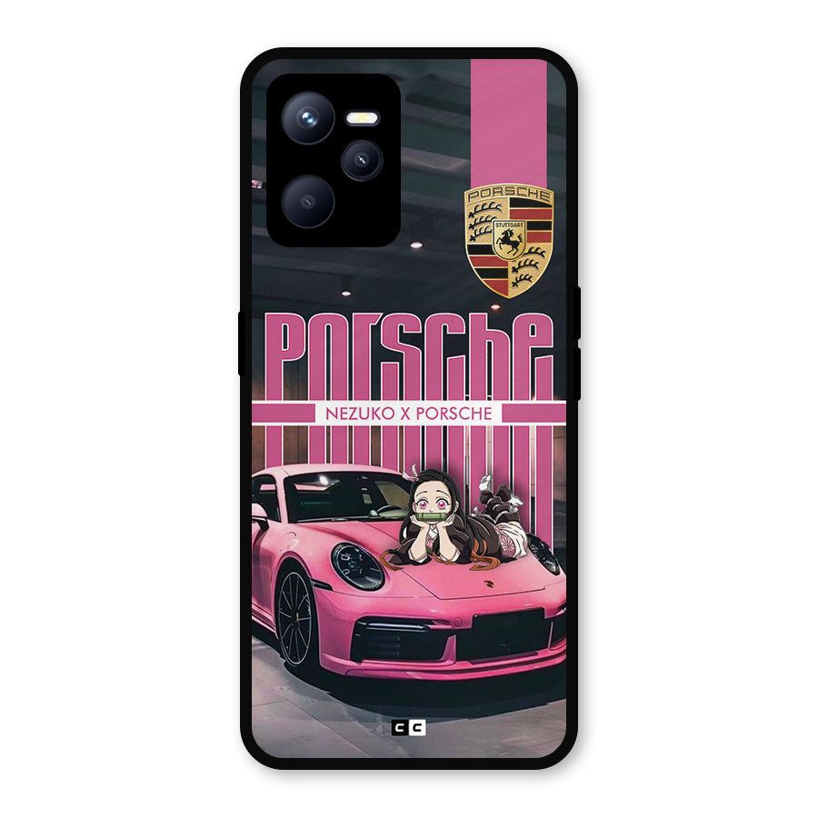 Bubble Race Car Metal Back Case for Realme C35