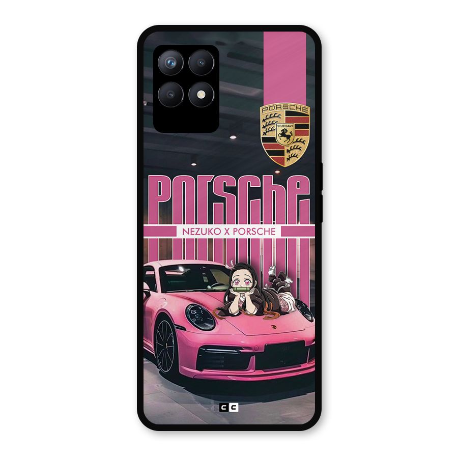 Bubble Race Car Metal Back Case for Realme Narzo 50