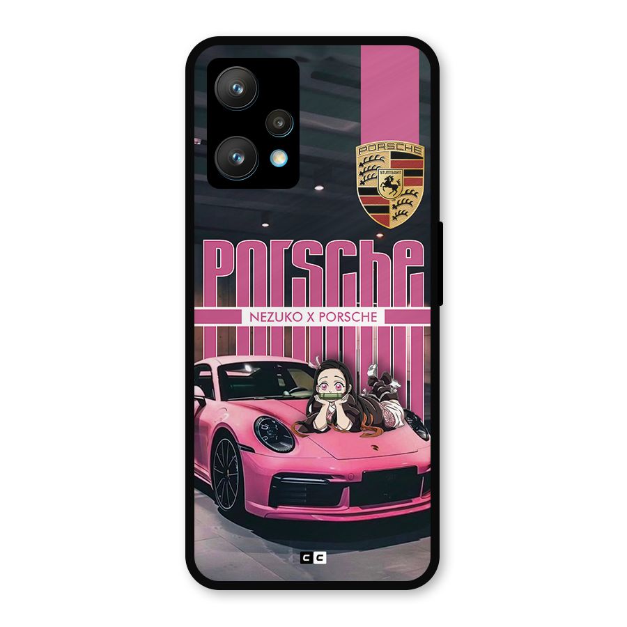 Bubble Race Car Metal Back Case for Realme Narzo 50 Pro