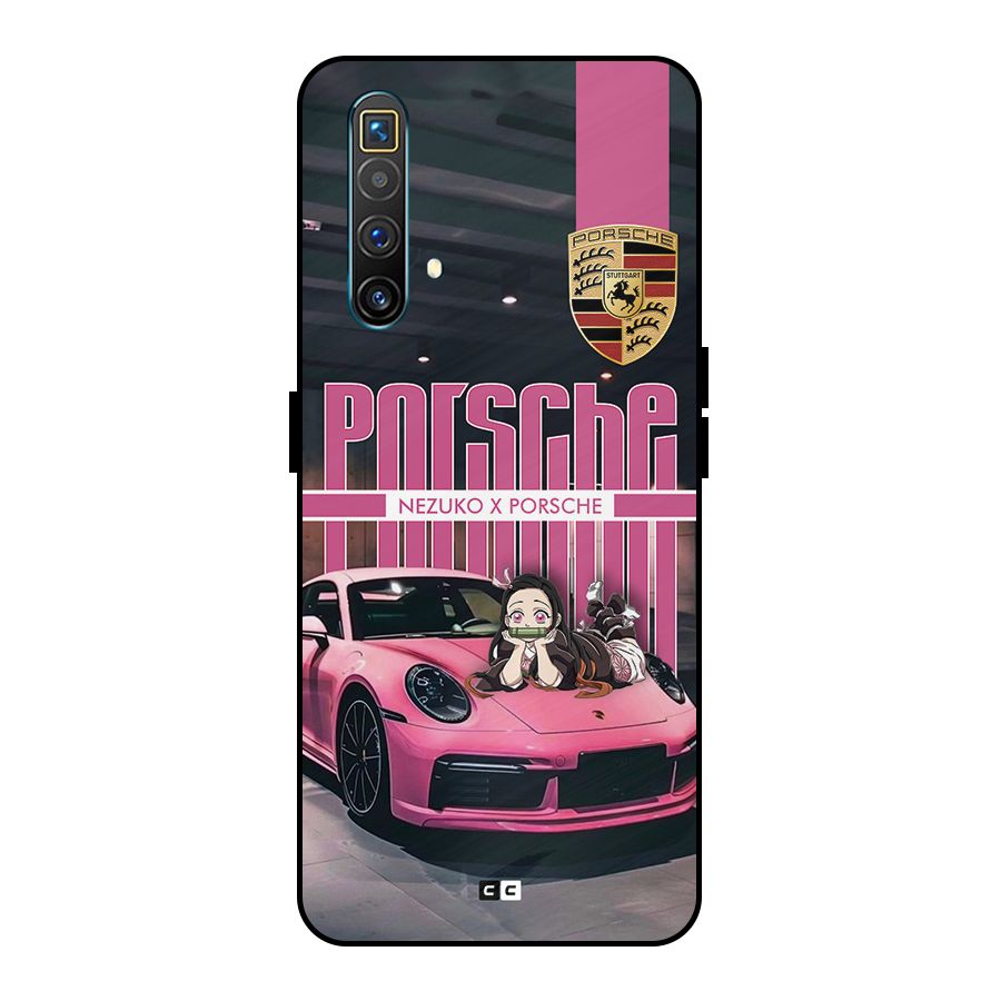 Bubble Race Car Metal Back Case for Realme X3
