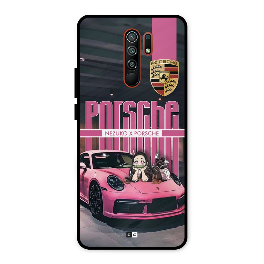 Bubble Race Car Metal Back Case for Redmi 9 Prime