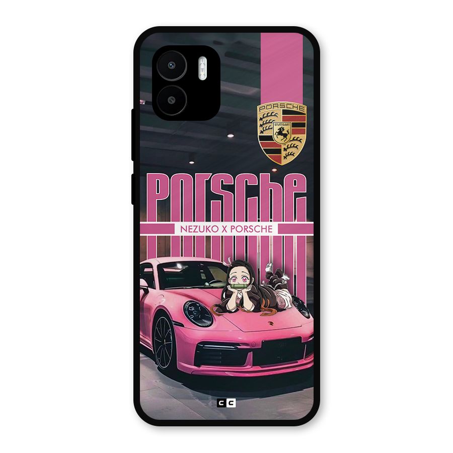 Bubble Race Car Metal Back Case for Redmi A2