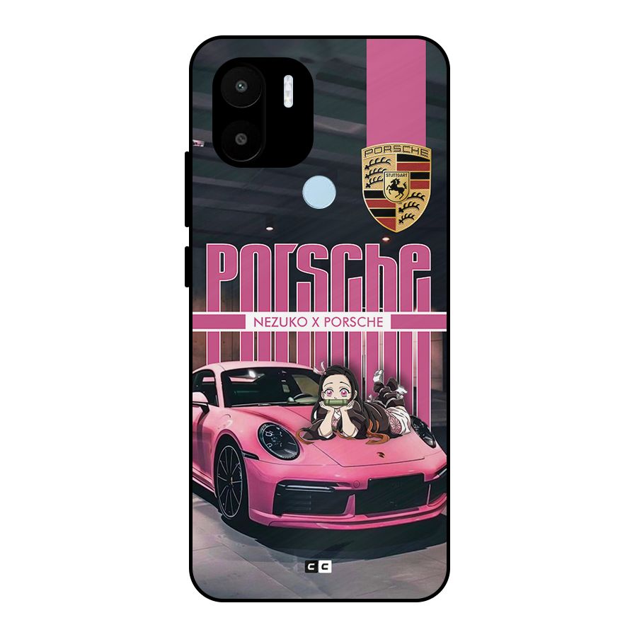 Bubble Race Car Metal Back Case for Redmi A2 Plus