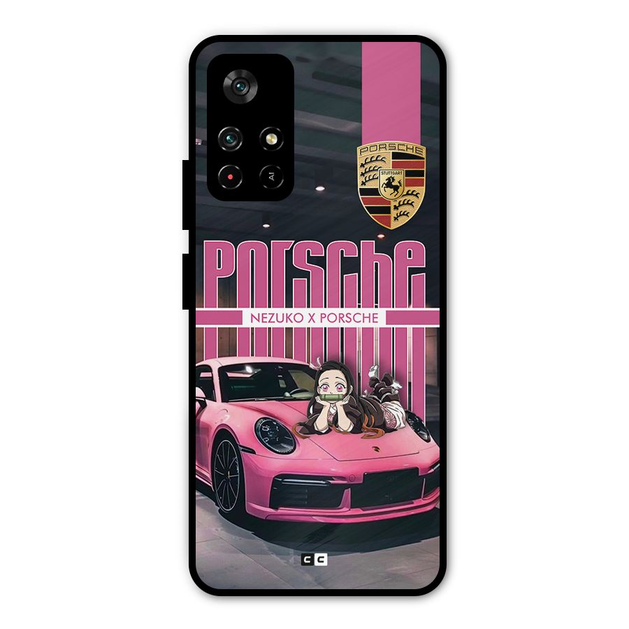 Bubble Race Car Metal Back Case for Redmi Note 11T 5G