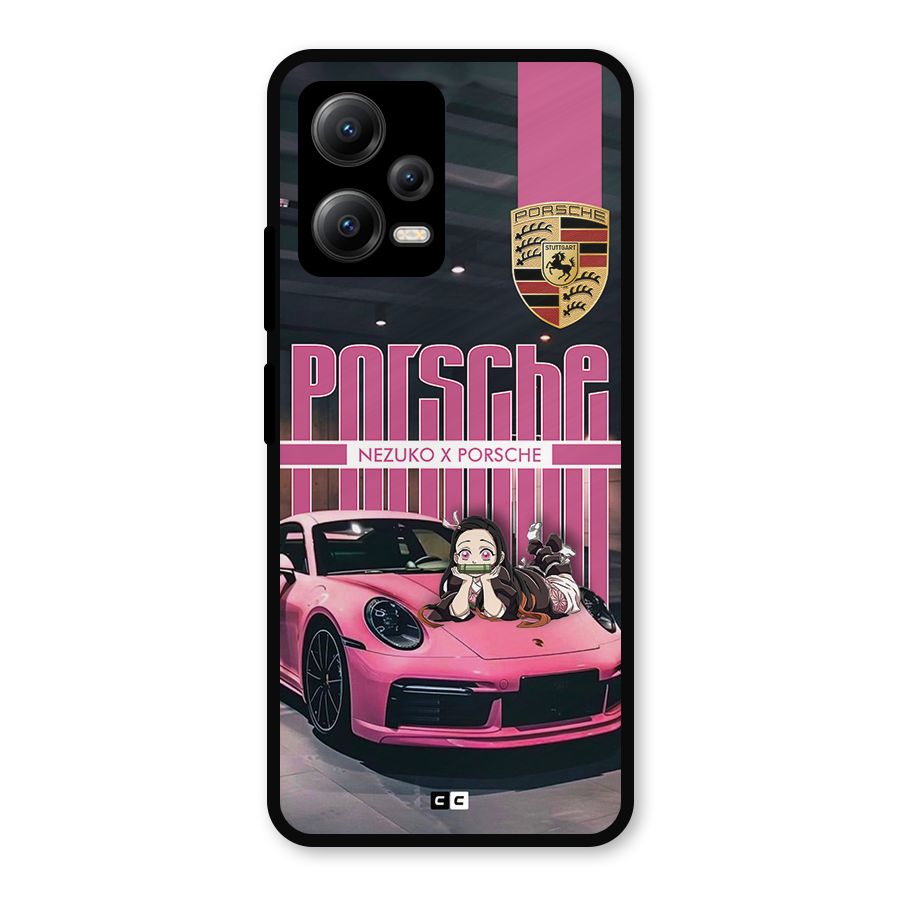 Bubble Race Car Metal Back Case for Redmi Note 12 5G