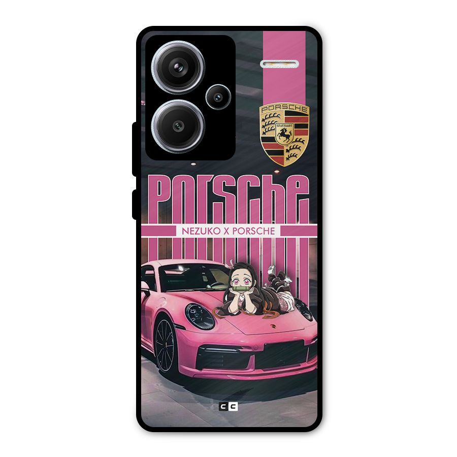 Bubble Race Car Metal Back Case for Redmi Note 13 Pro Plus