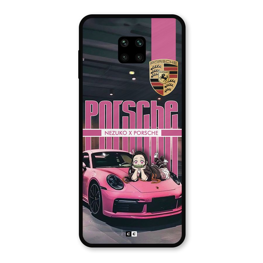 Bubble Race Car Metal Back Case for Redmi Note 9 Pro