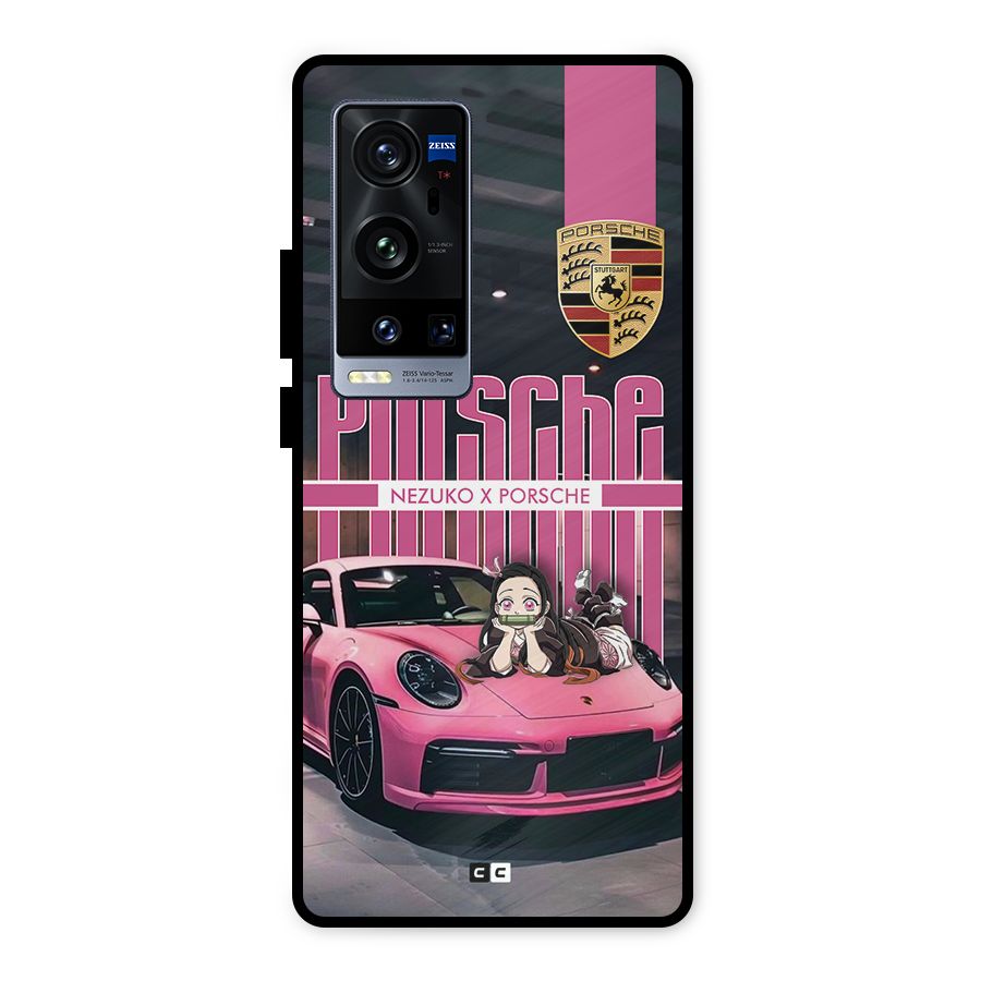 Bubble Race Car Metal Back Case for Vivo X60 Pro Plus