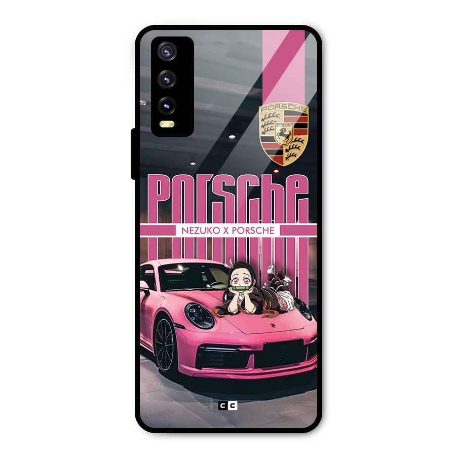 Bubble Race Car Metal Back Case for Vivo Y20