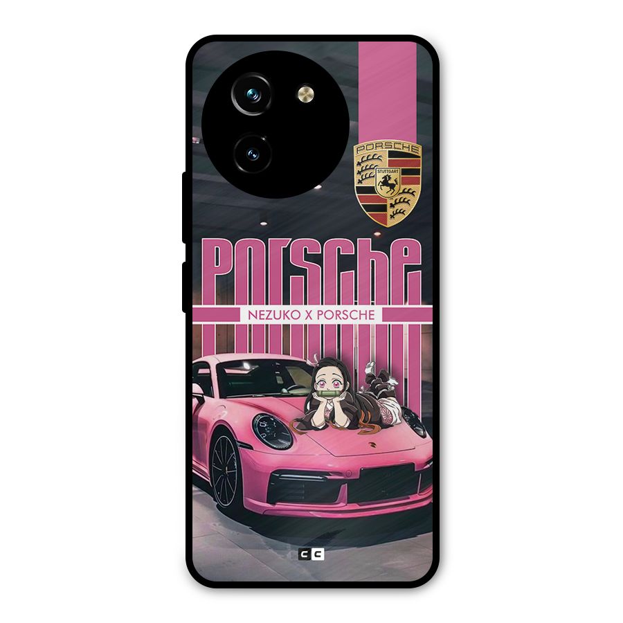 Bubble Race Car Metal Back Case for Vivo Y200i