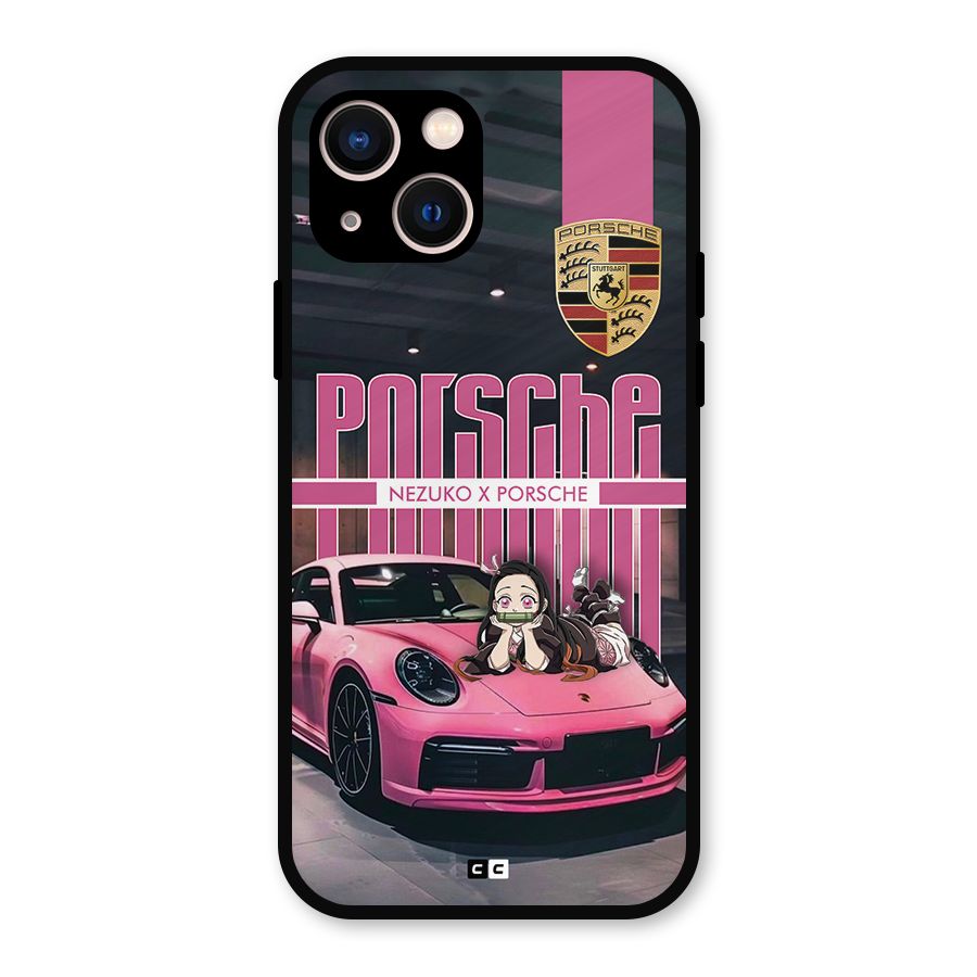 Bubble Race Car Metal Back Case for iPhone 13