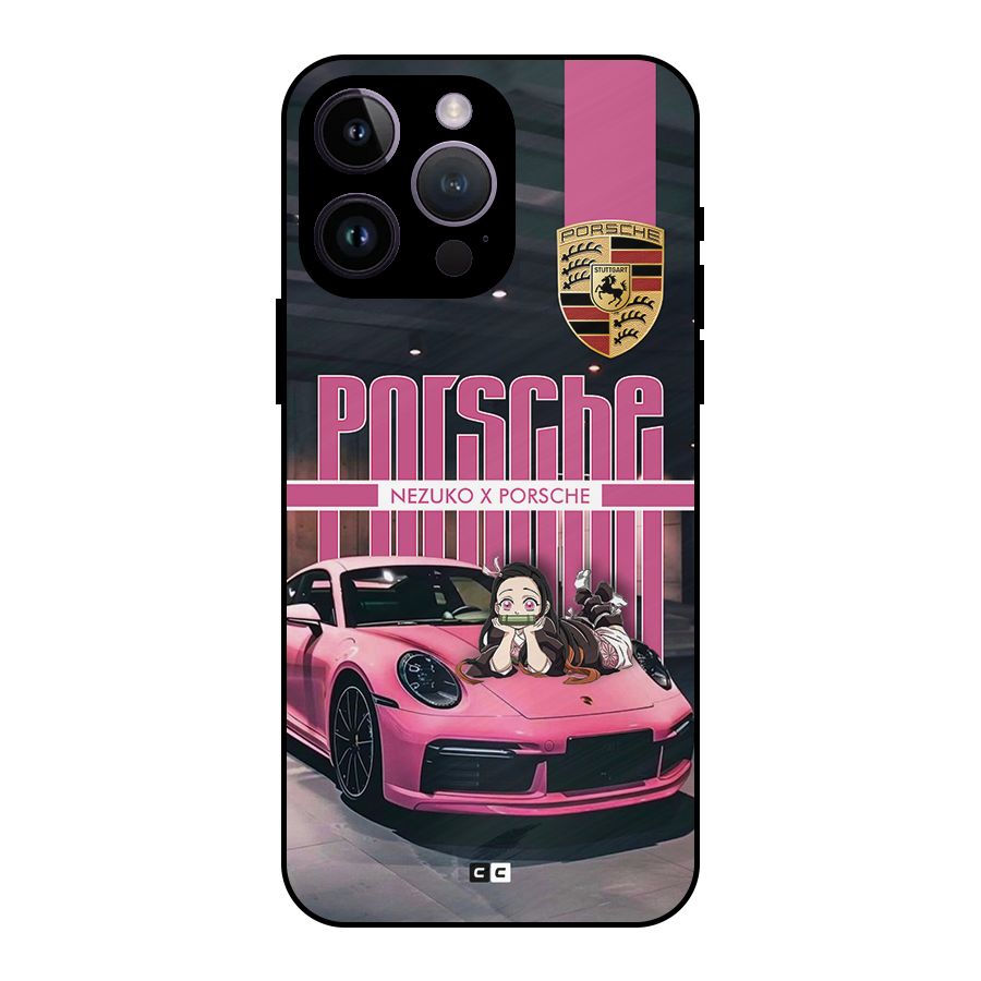 Bubble Race Car Metal Back Case for iPhone 14 Pro Max