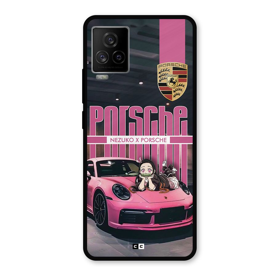 Bubble Race Car Metal Back Case for iQOO 7 Legend 5G