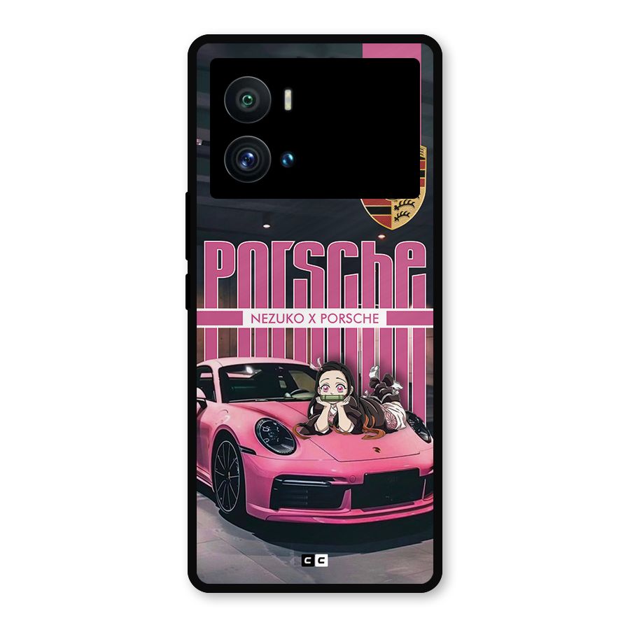 Bubble Race Car Metal Back Case for iQOO 9 Pro