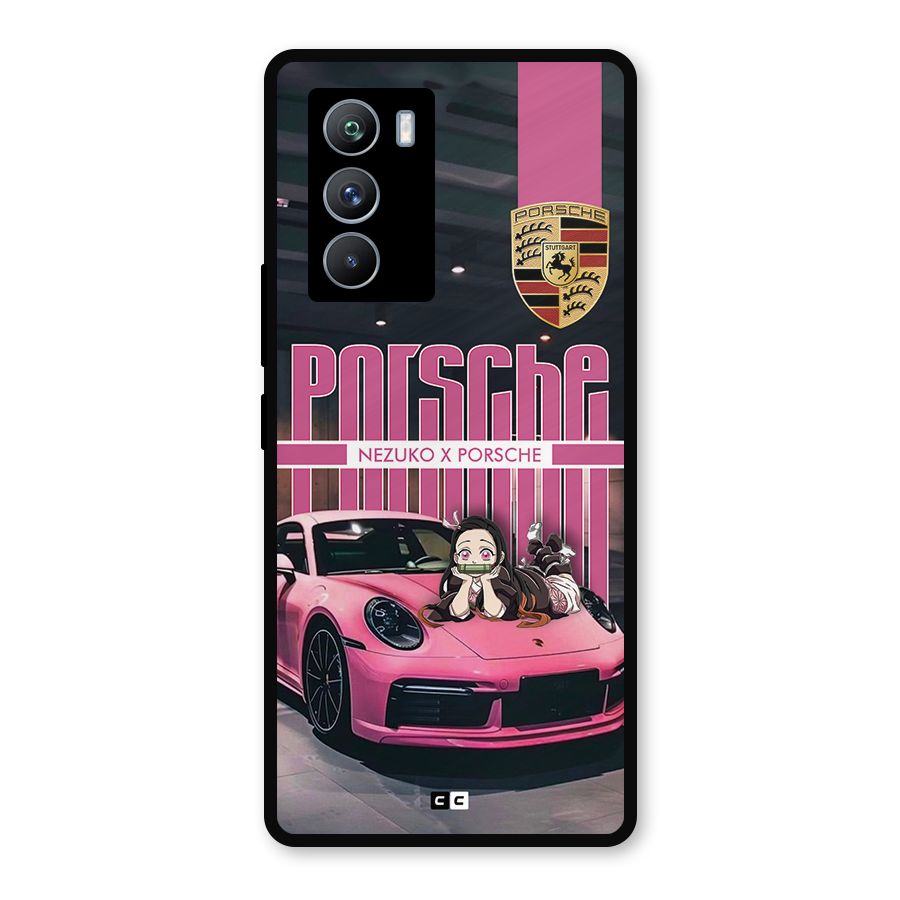 Bubble Race Car Metal Back Case for iQOO 9 SE