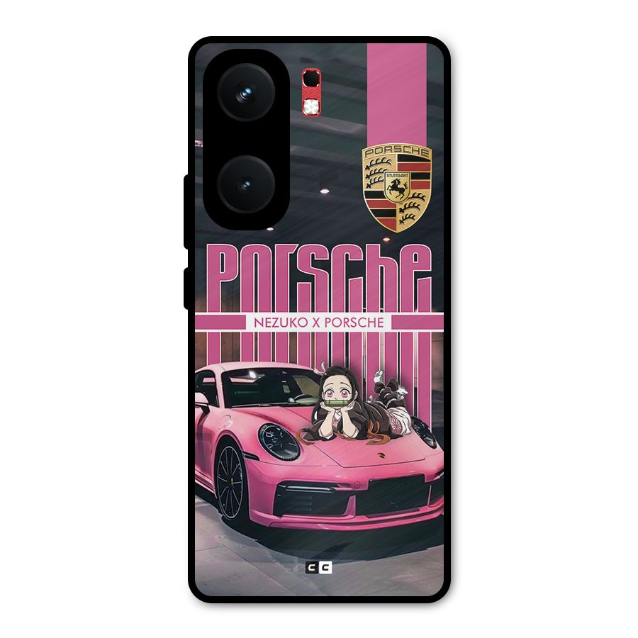 Bubble Race Car Metal Back Case for iQOO Neo 9 Pro