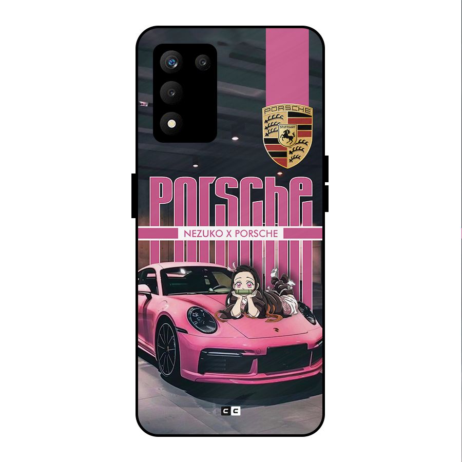 Bubble Race Car Metal Back Case for realme 9 5G SE