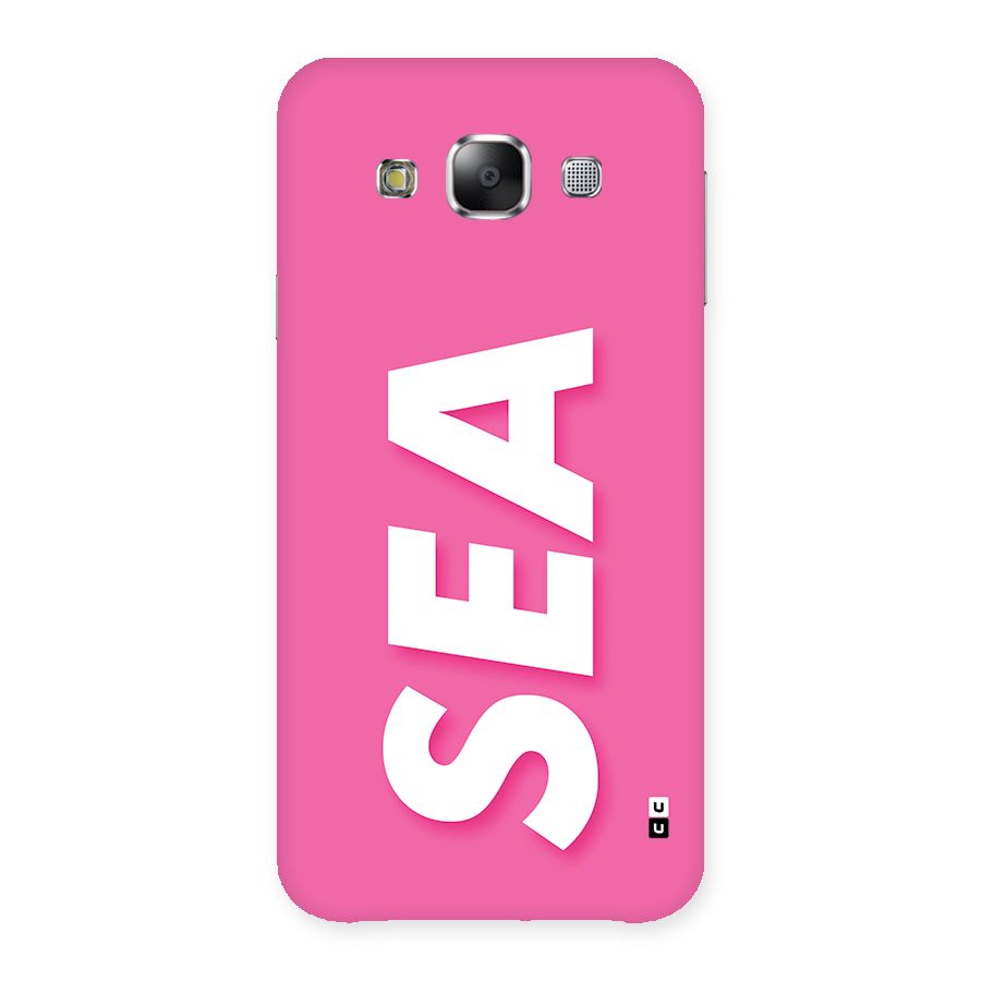 Bubble Sea Back Case for Galaxy E5