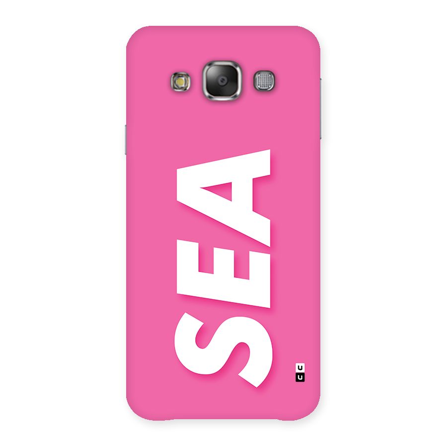 Bubble Sea Back Case for Galaxy E7