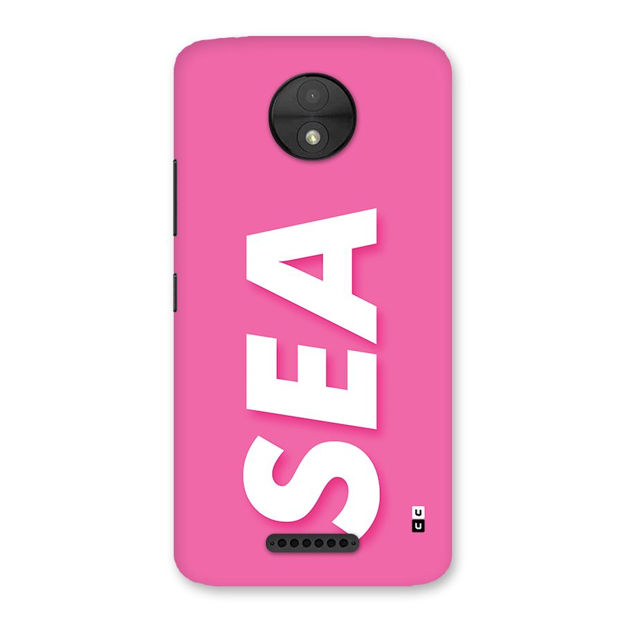 Bubble Sea Back Case for Moto C