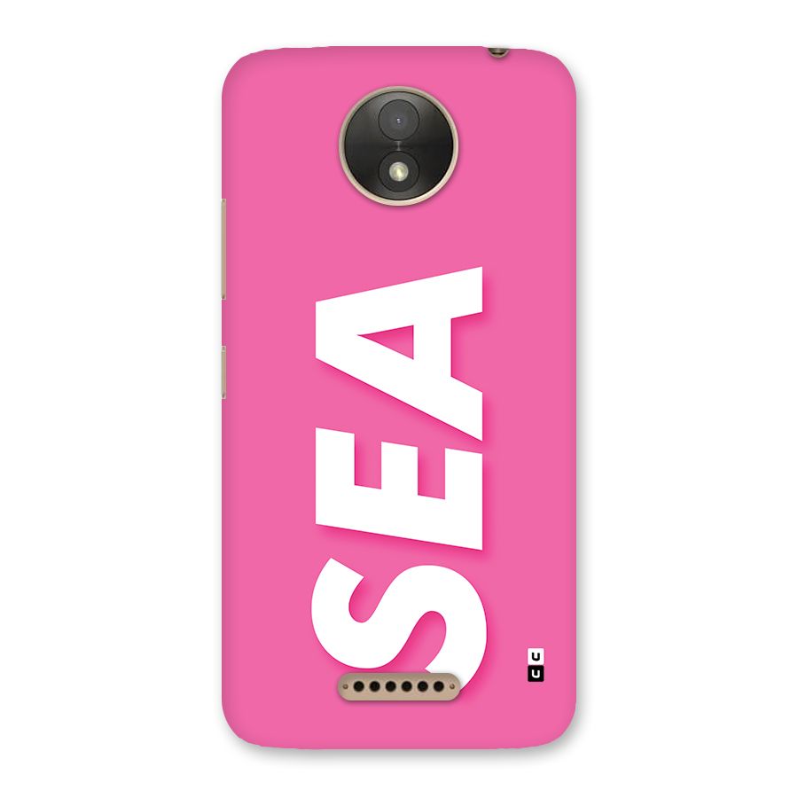 Bubble Sea Back Case for Moto C Plus