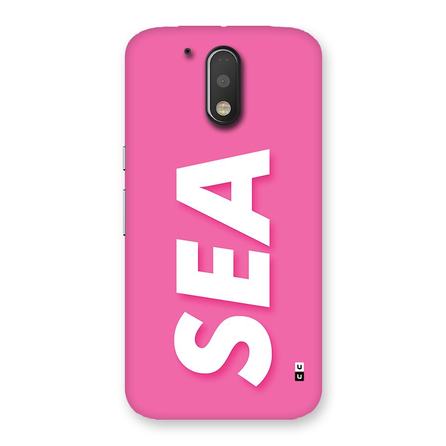 Bubble Sea Back Case for Moto G4