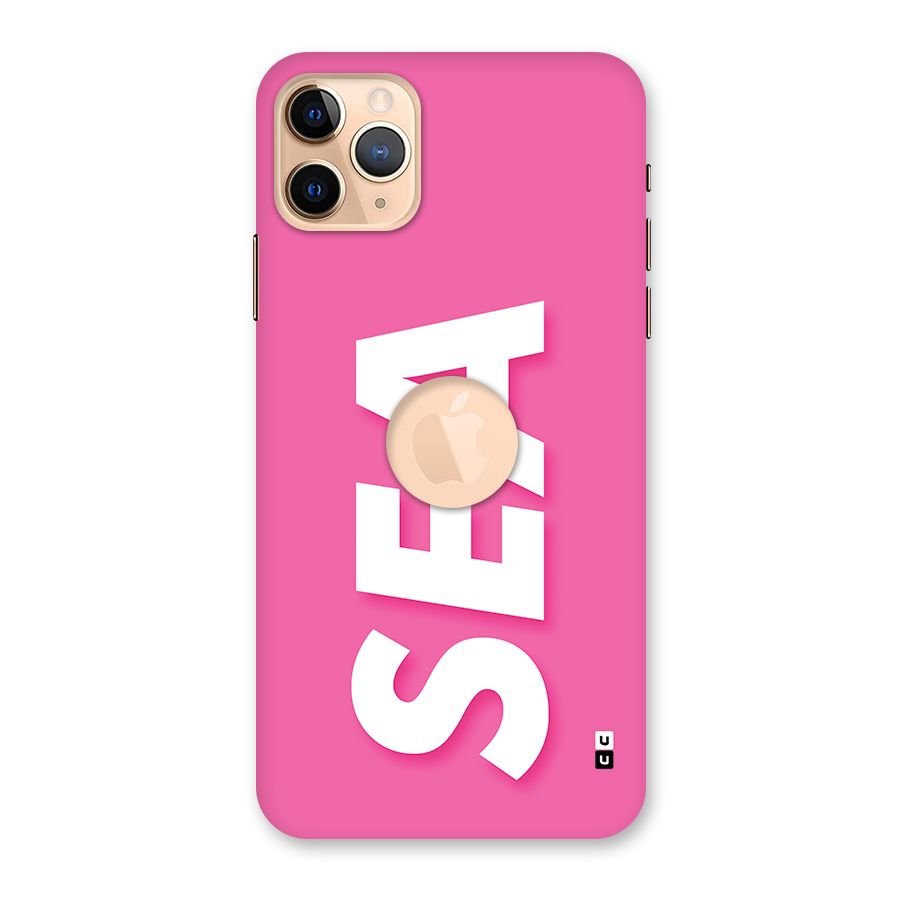 Bubble Sea Back Case for iPhone 11 Pro Max Logo Cut