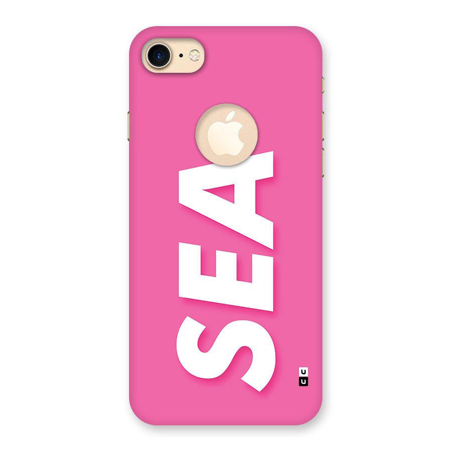 Bubble Sea Back Case for iPhone 7 Logo Cut