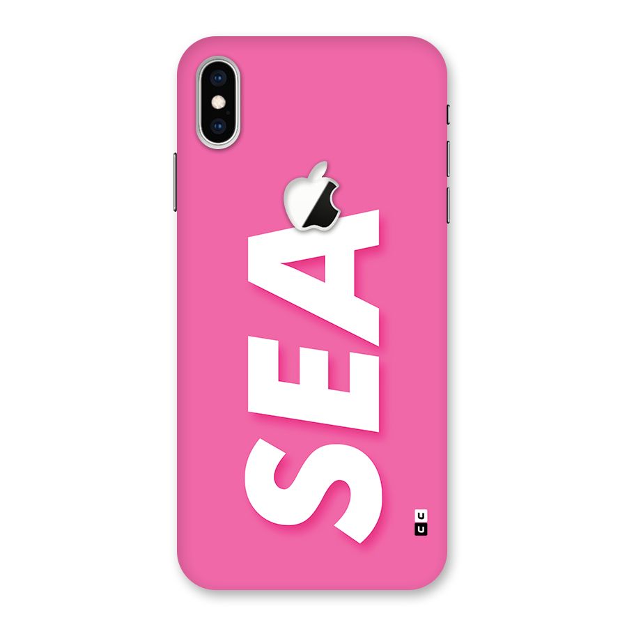Bubble Sea Back Case for iPhone XS Max Apple Cut