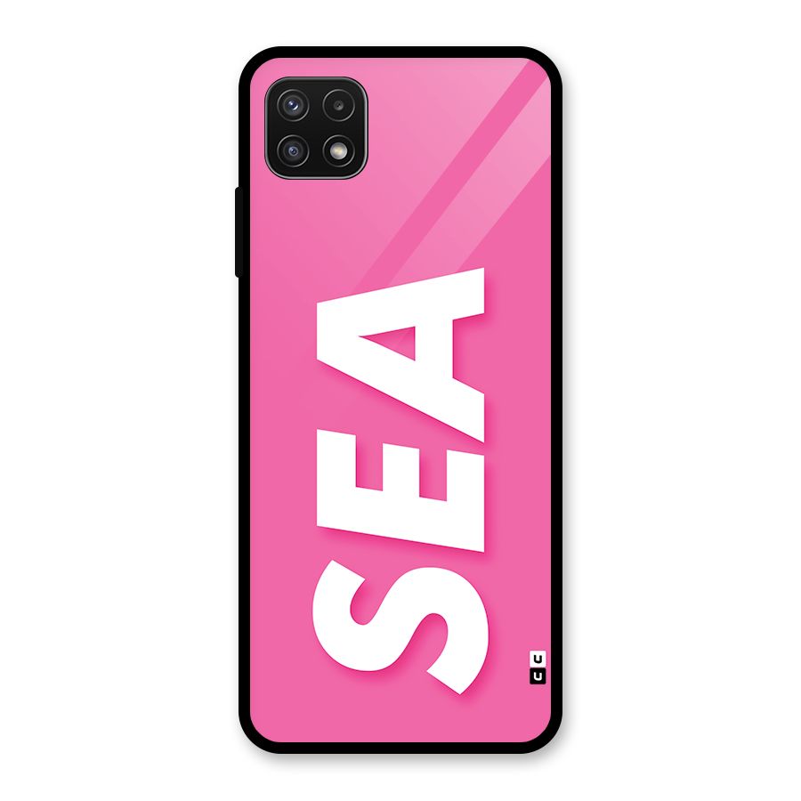 Bubble Sea Glass Back Case for Galaxy A22 5G