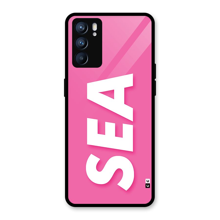 Bubble Sea Glass Back Case for Oppo Reno6 5G