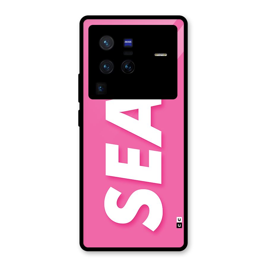 Bubble Sea Glass Back Case for Vivo X80 Pro